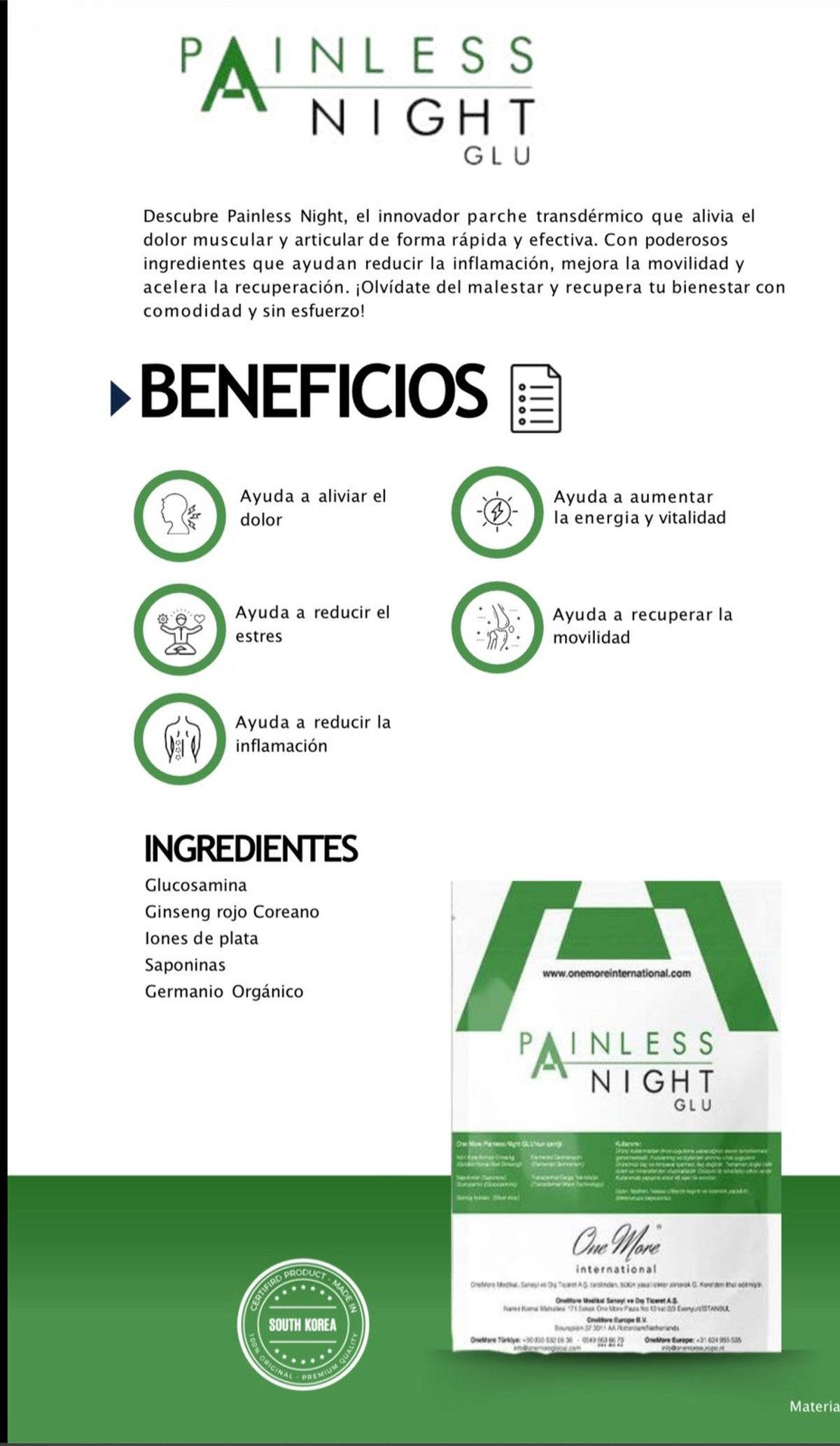Parche para dolor  - 2