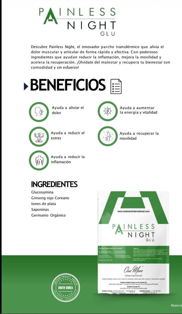 Parche para dolor