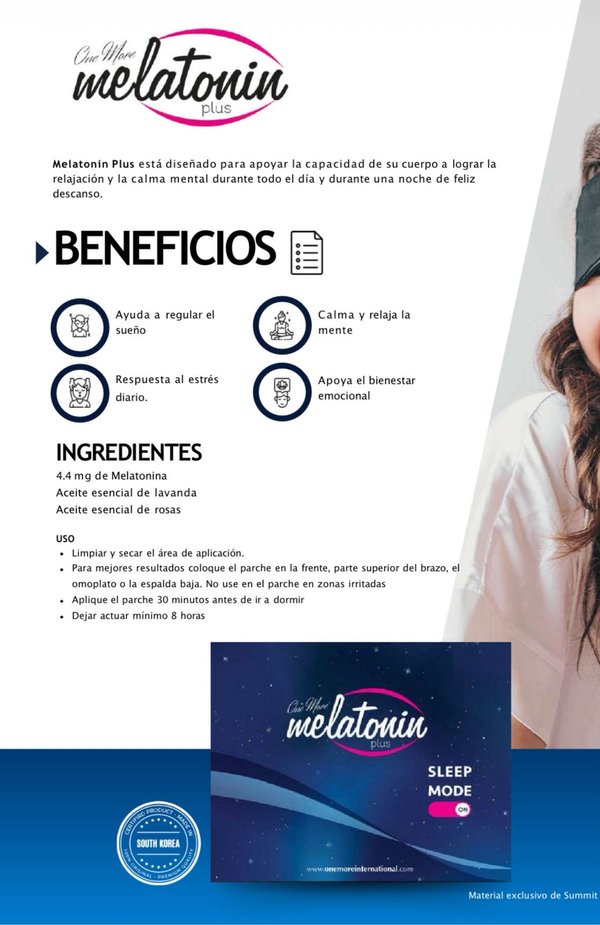 Parche de melatonina