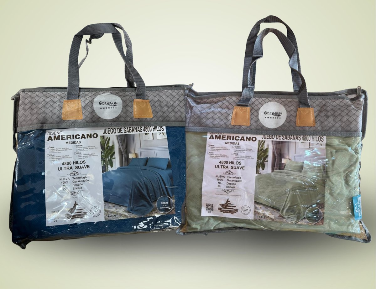Juego de Sábanas Goldsun 4800 Hilos – Diseño Americano Ultra Suave/Color Liso - 2