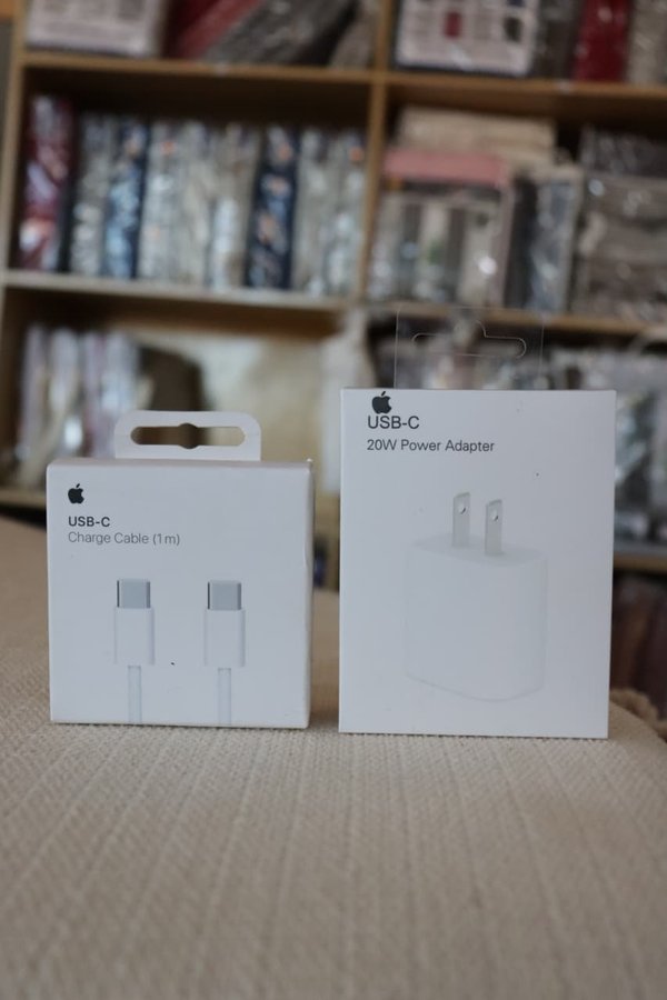 Cargador Apple 20W USB-C + Cable Lightning 1M – Carga Rápida para iPhone