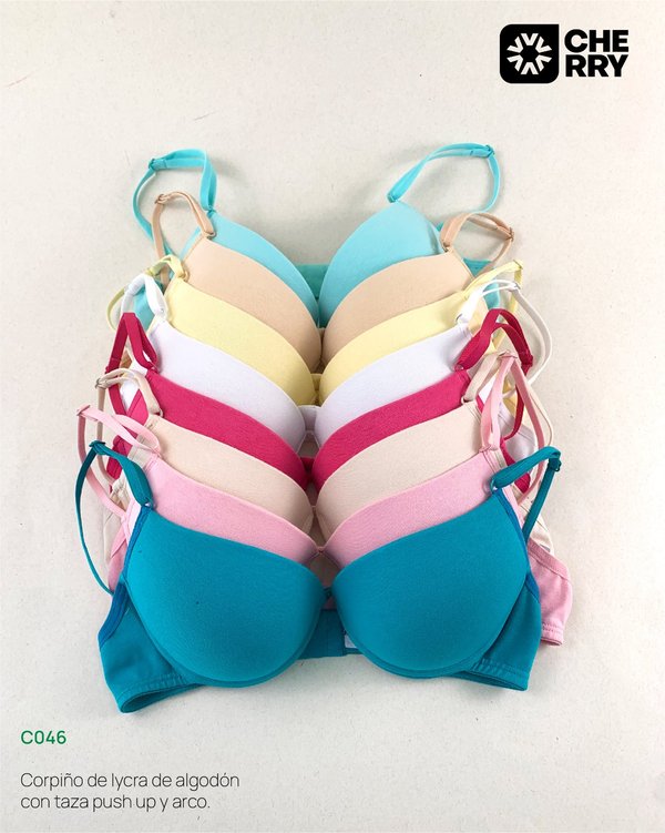 Corpiño taza banana push-up.