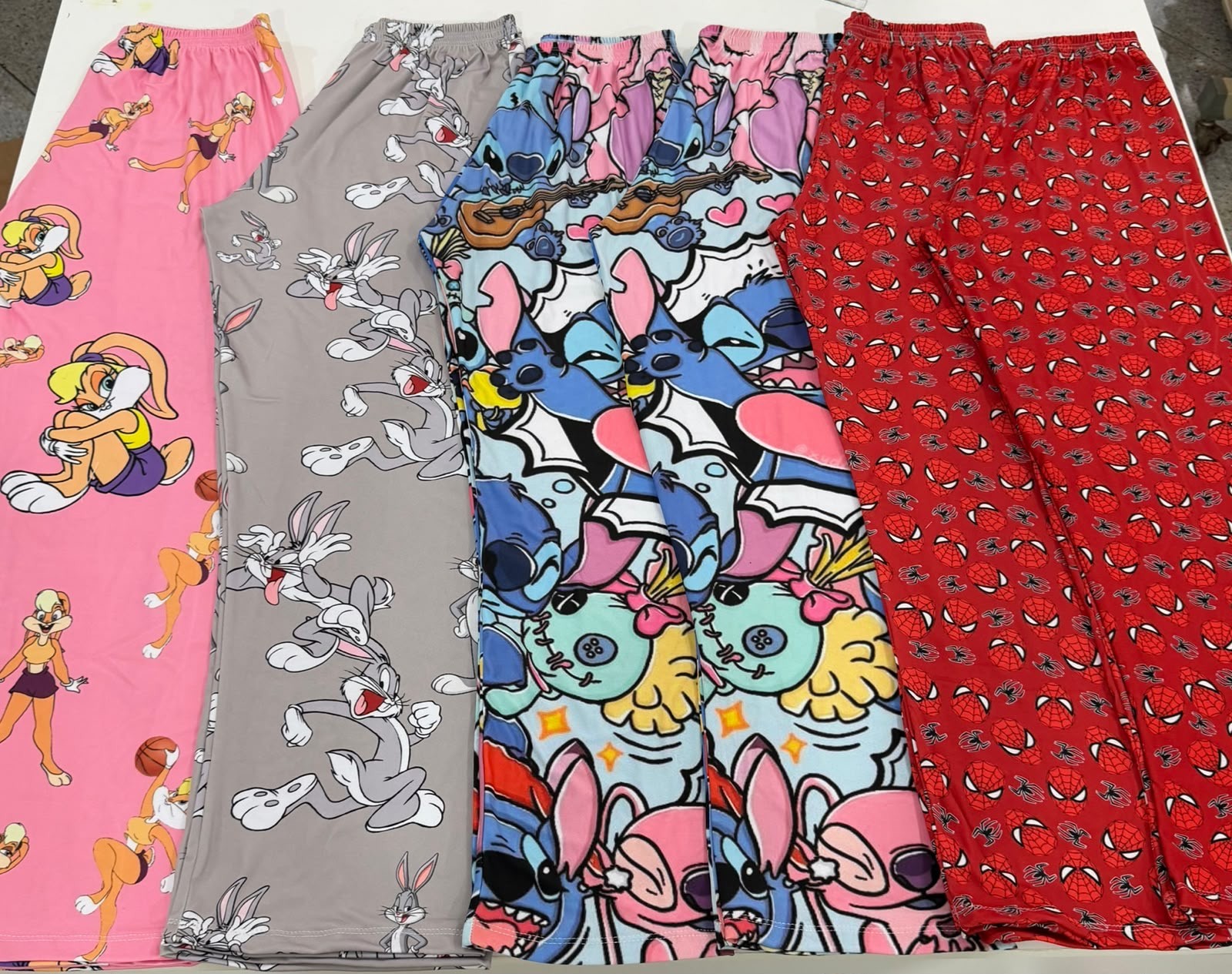 Pijama pantalón estampado con cintura elástica - 4