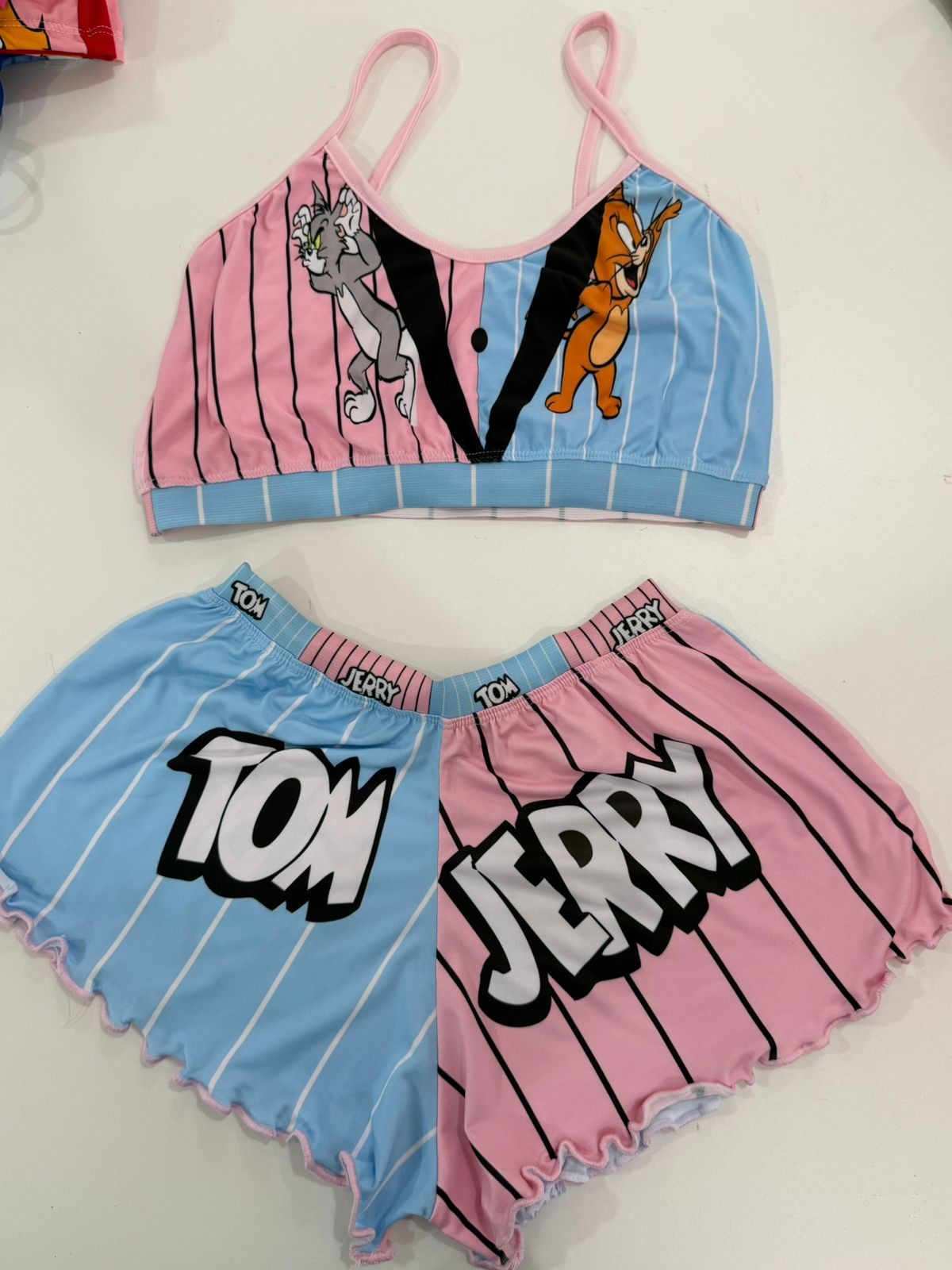 Conjunto de top y short Tom y Jerry