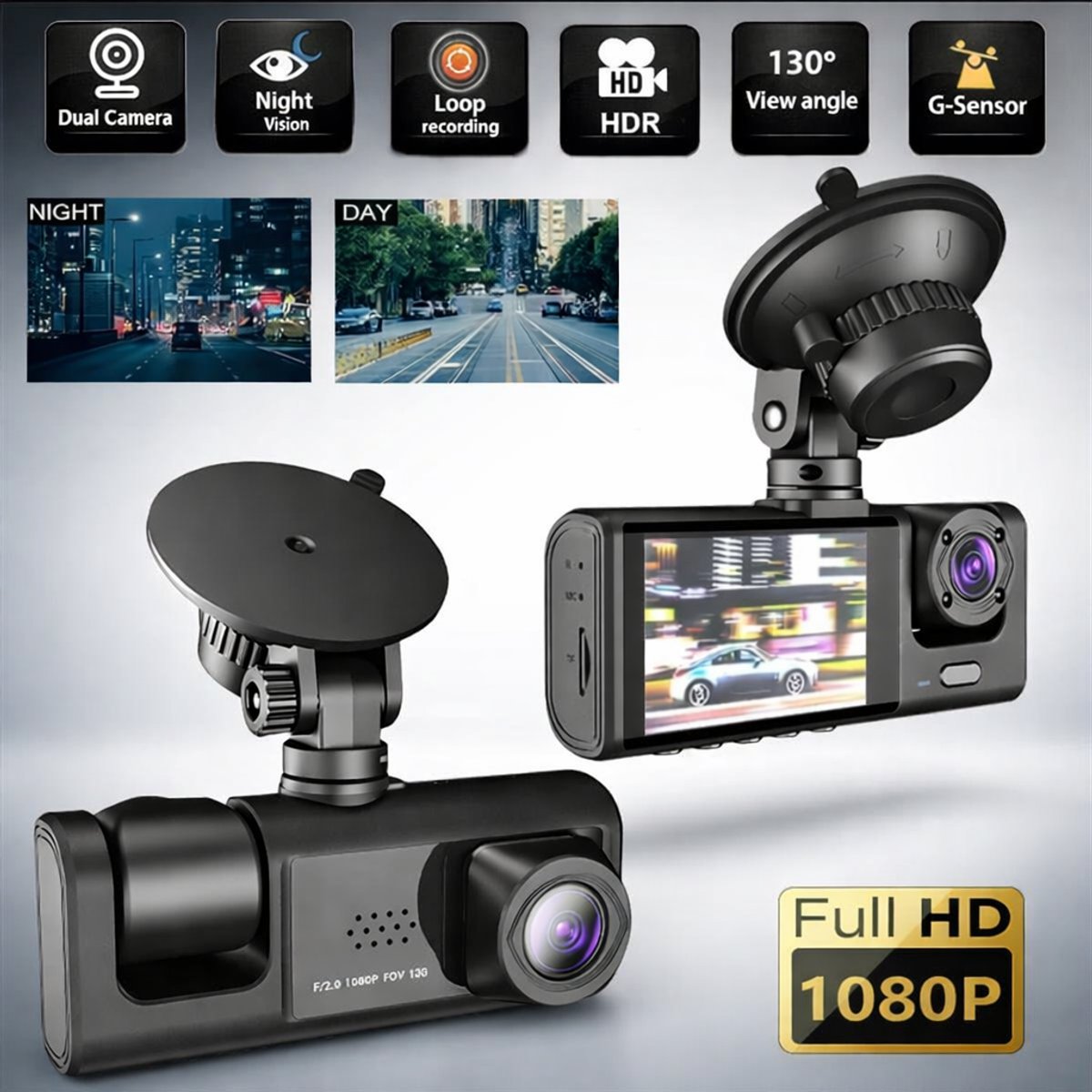 🚗 Cámara para Auto Full HD 1080p 🎥