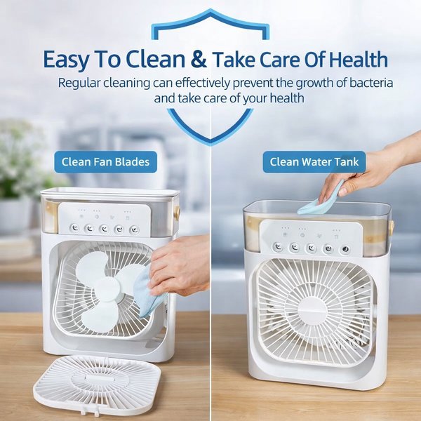 ❄️ Mini Aire Portátil con Humidificador 💨