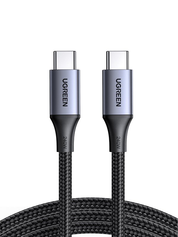 Cable USB-C a USB-C 240W PD de 2 Metros (Trenzado)