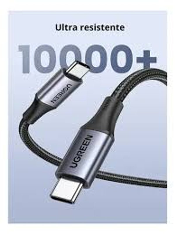 Cable USB-C a USB-C 240W PD de 2 Metros (Trenzado)