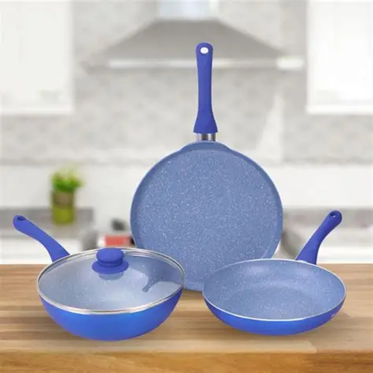 ¡El Set de Ollas Más Buscado! Flavorstone 4 Piezas Antiadherentes | Calidad Premium | Oferta - 3