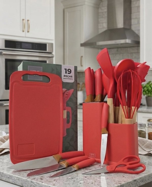 🍳 ¡Renová Tu Cocina Hoy! Set Completo de 19 Piezas – Calidad, Elegancia y Todo lo que Necesitás en un Solo Kit ✨🛒