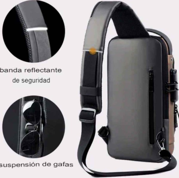 Mochila Antirrobo con Puerto USB – Segura, Moderna y de Gran Capacidad 🎒
