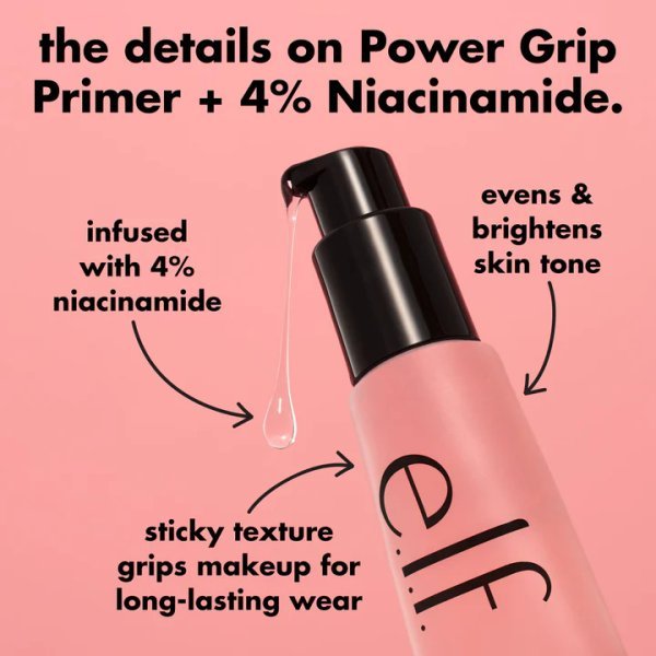 elf - Power Grip Primer + 4% Niacinamide