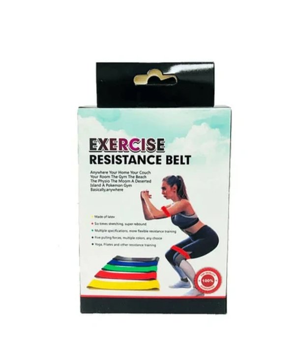 Gomabanda Elastico Para Ejercicio 5pcs