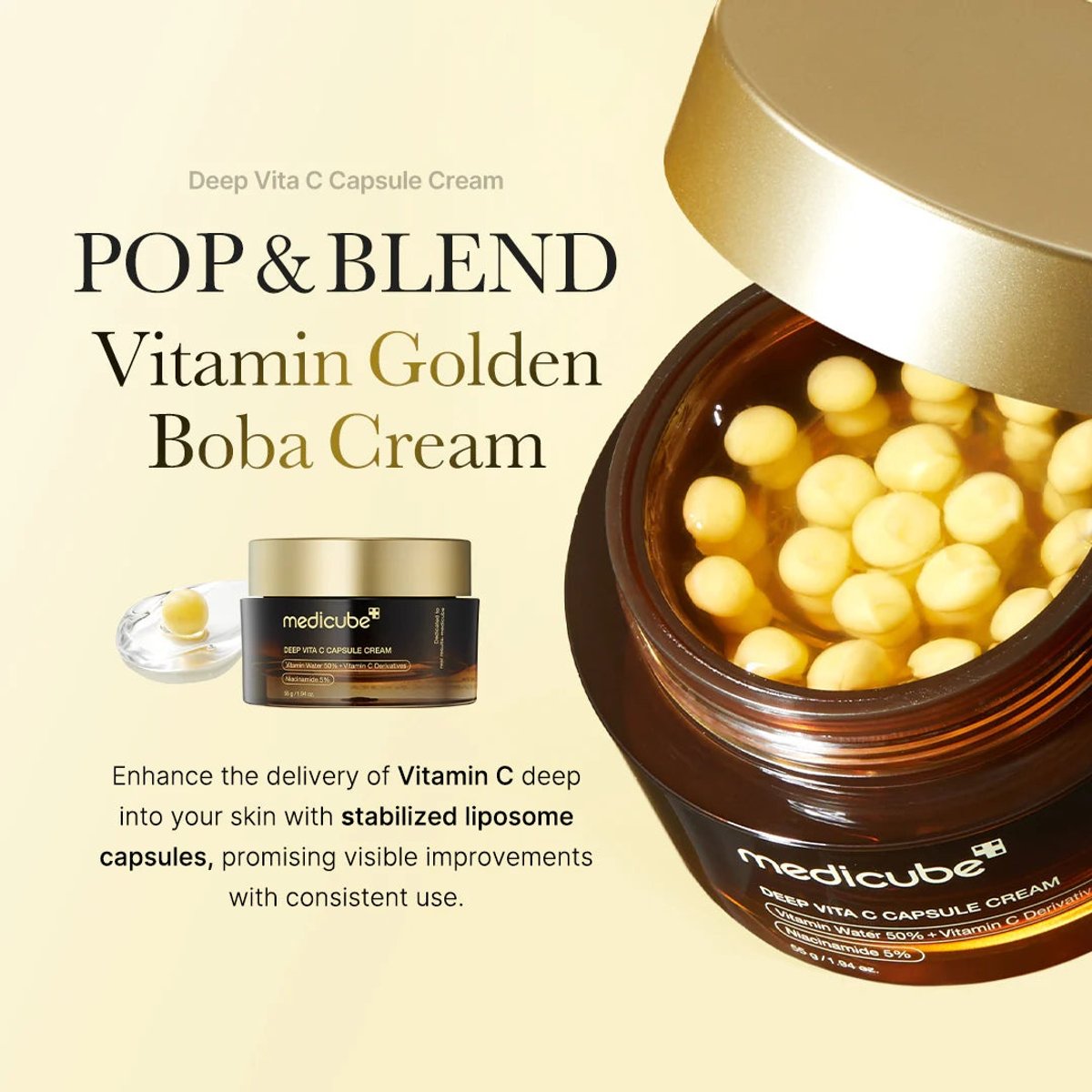 MEDICUBE - Deep Vita C Capsule Cream 55g - 2