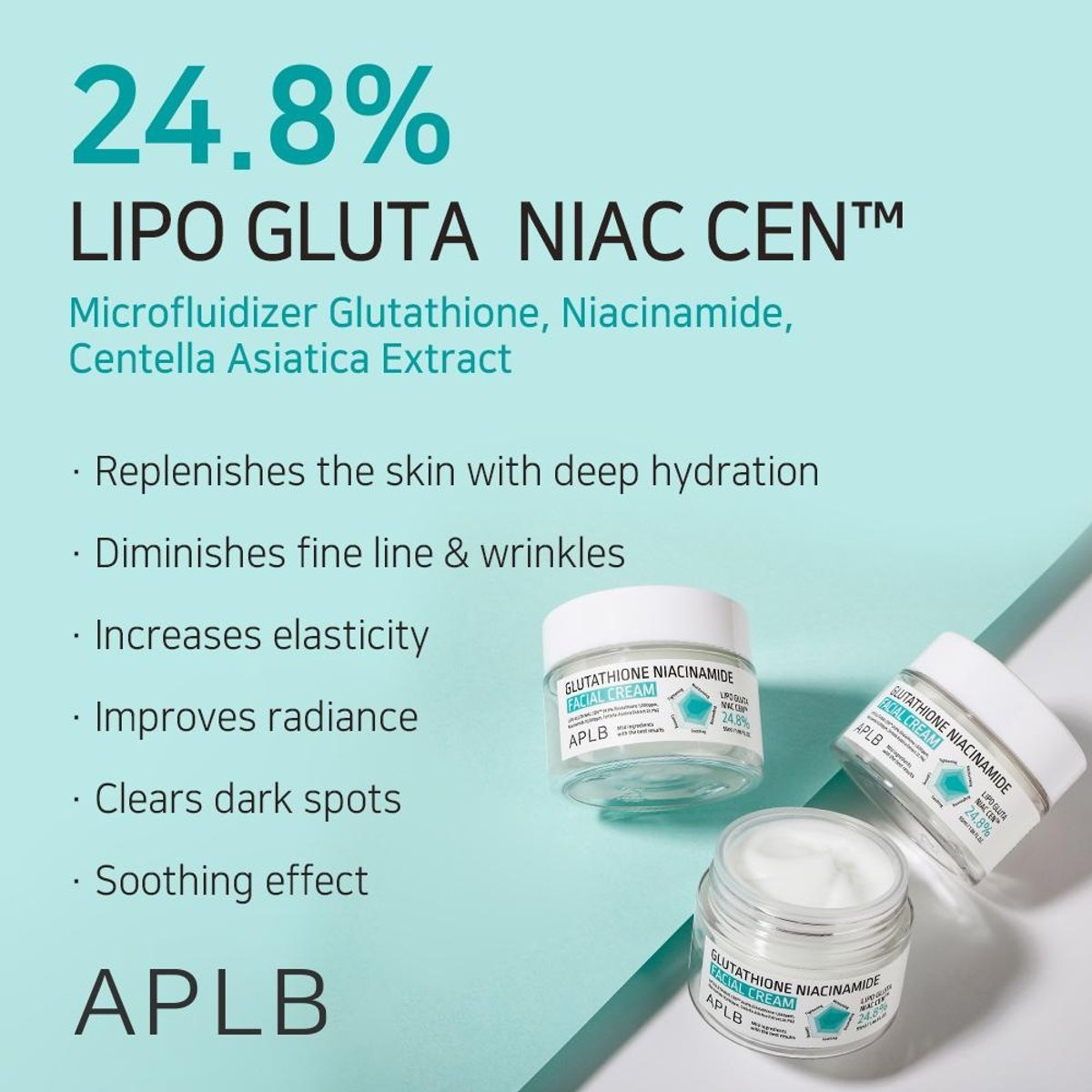 APLB - Glutathione Niacinamide Facial Cream 55ml - 2