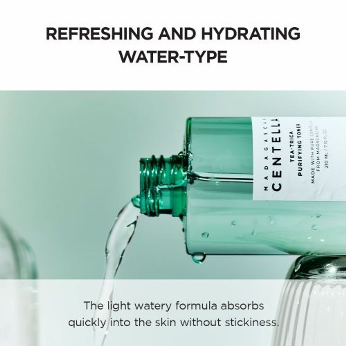 SKIN1004 Madagascar Centella Tea Trica Purifying Toner 210ml  - 3