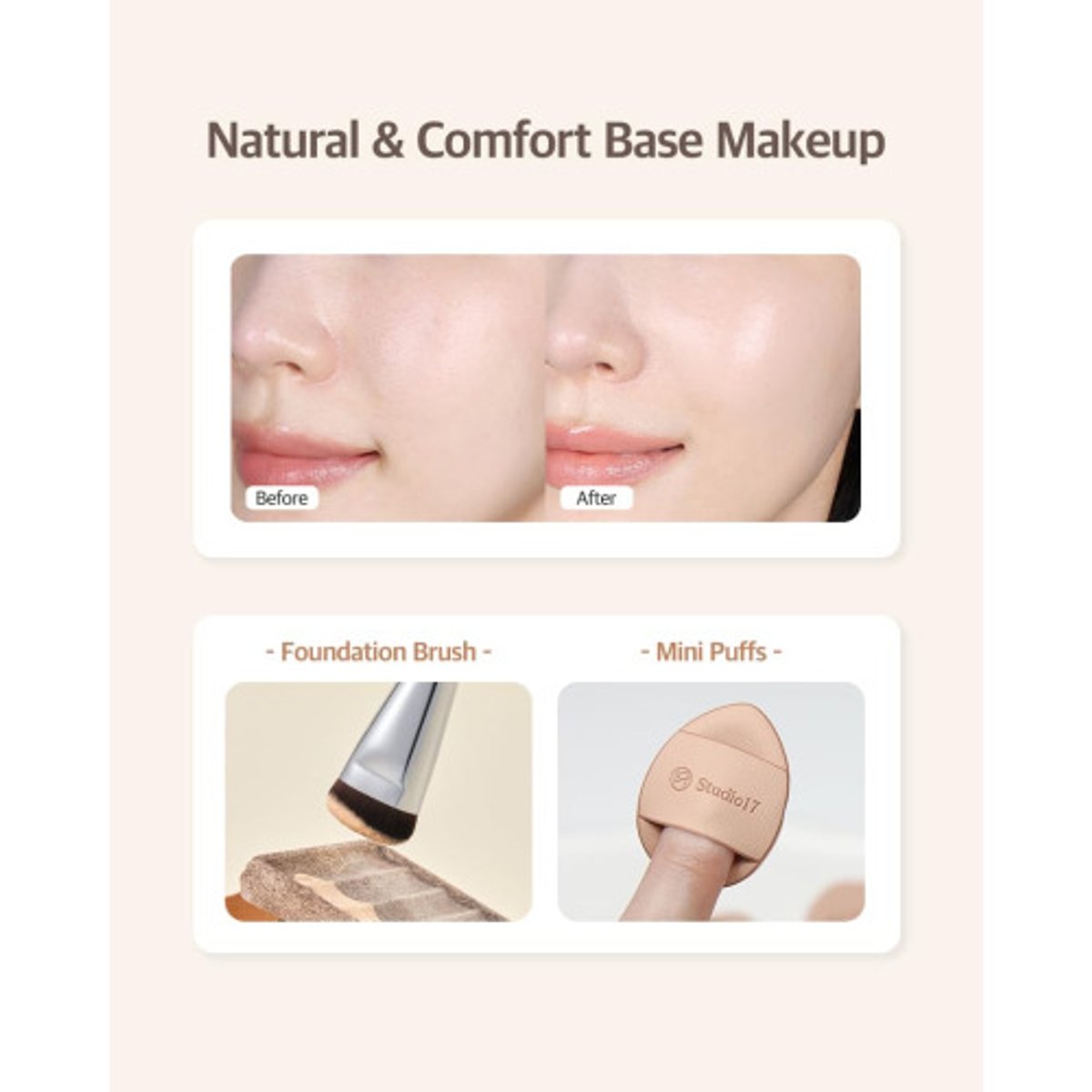 STUDIO 17 Skinfit Base Makeup Kit - 3