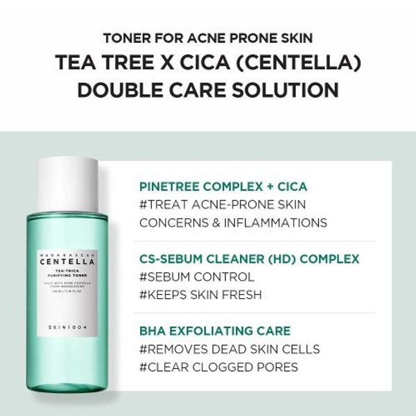 SKIN1004 Madagascar Centella Tea Trica Purifying Toner 210ml 