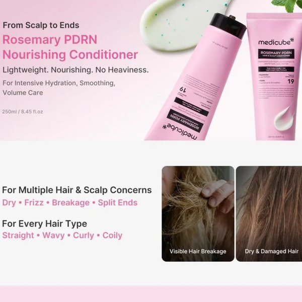 MEDICUBE Rosemary PDRN Hair Scalp Conditioner 250ml