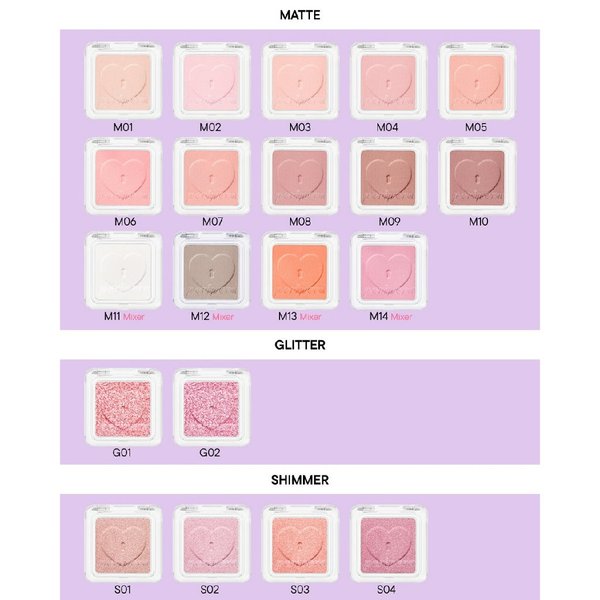 PERIPERA Heart Pocket Single