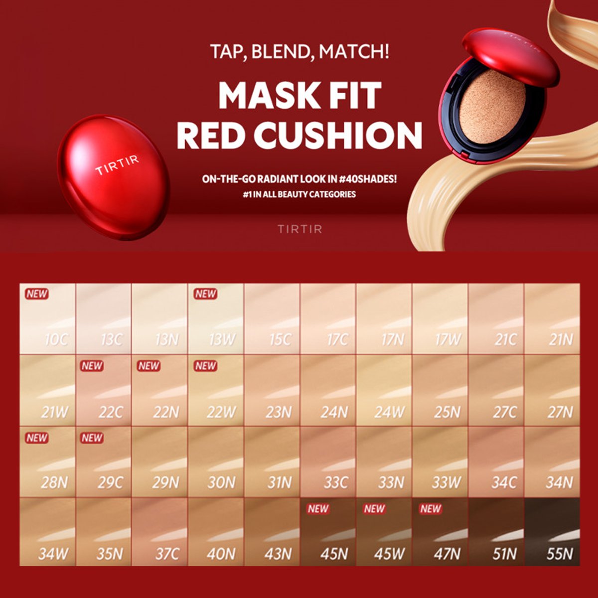 TIRTIR Mask Fit Red Cushion SPF40 PA++ - 4