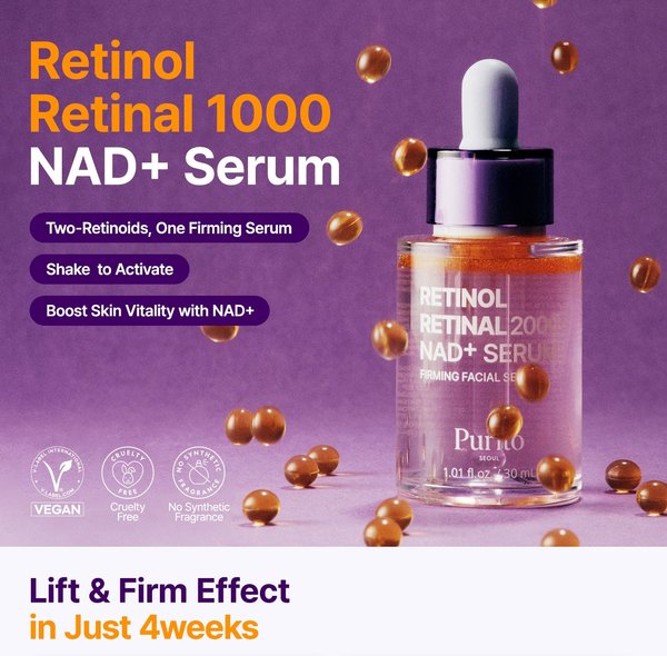 PURITO SEOUL Retinol Retinal 2000 NAD Serum 30ml