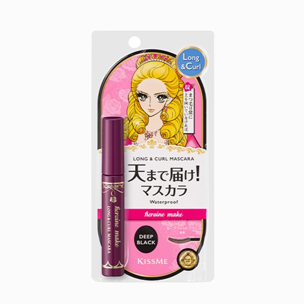 KISSME Heroine Make Long & Curl Mascara Ex 01 Deep Black