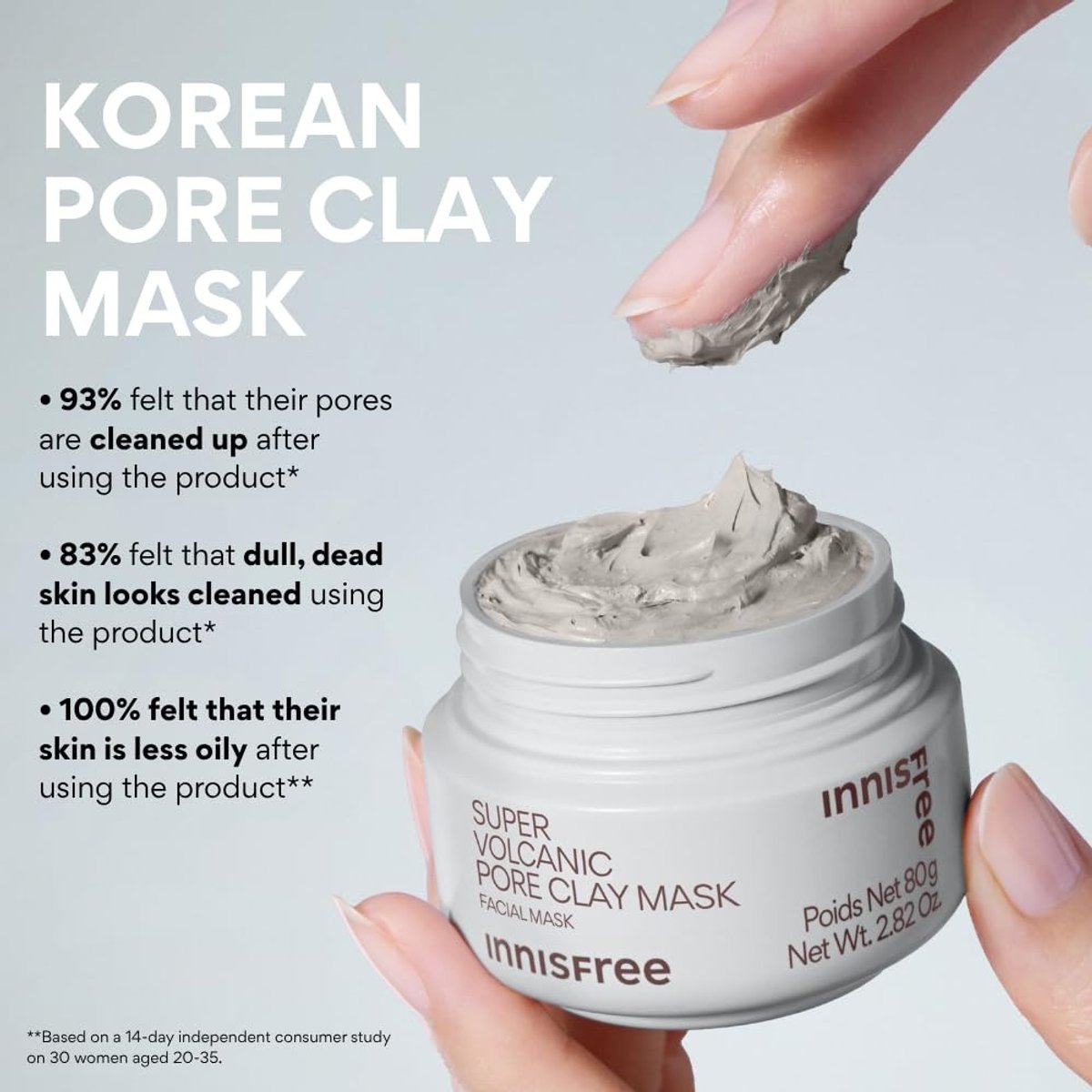 INNISFREE Super Volcanic Pore Clay Mask 80g - 2