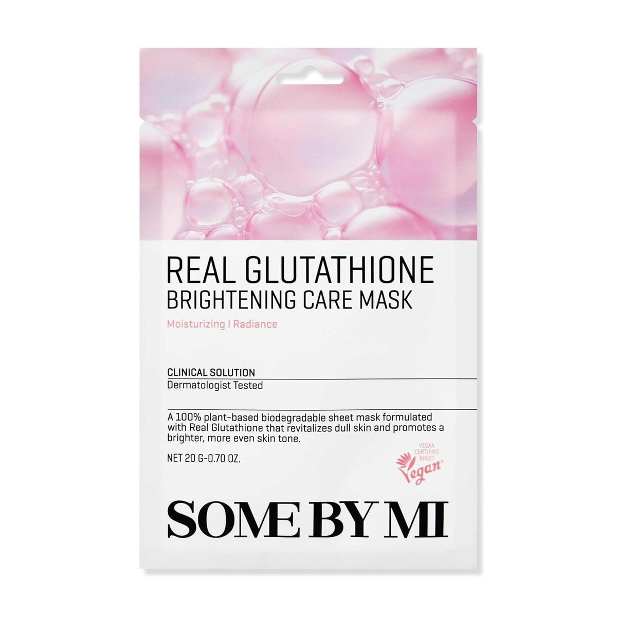 SOME BY MI - Real Glutathione Brightening Care Mask 20g