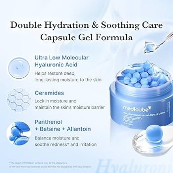 MEDICUBE - Hyaluronic Moisturizing Capsule Cream 55g