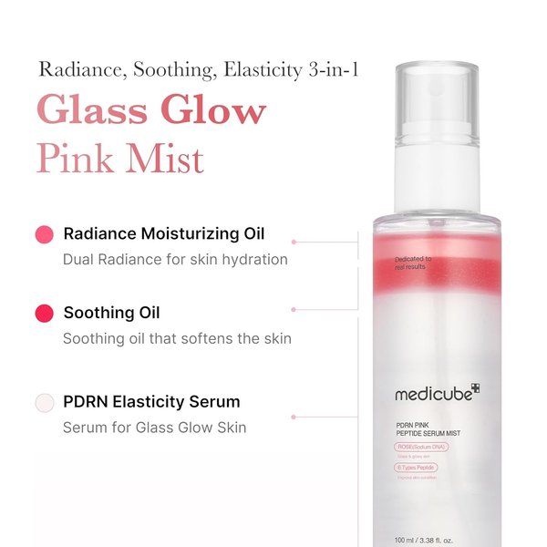 MEDICUBE - PDRN Pink Glutathione Serum Mist 100ml
