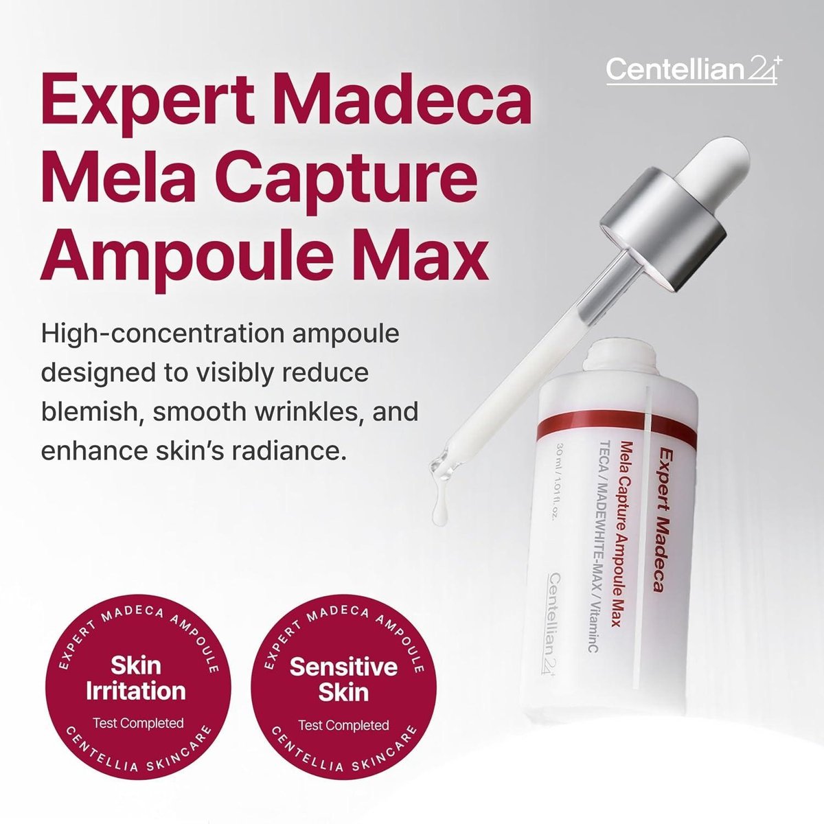 CENTELLIAN24 Expert Madeca Mela Capture Ampoule Max 30ml - 3