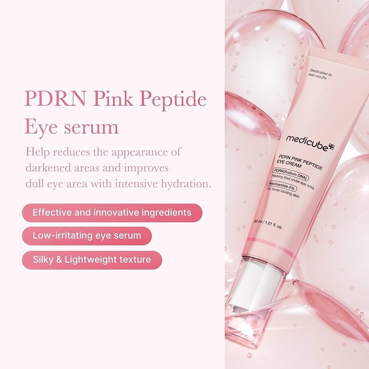MEDICUBE - PDRN Pink Peptide Eye Cream 30ml - 2
