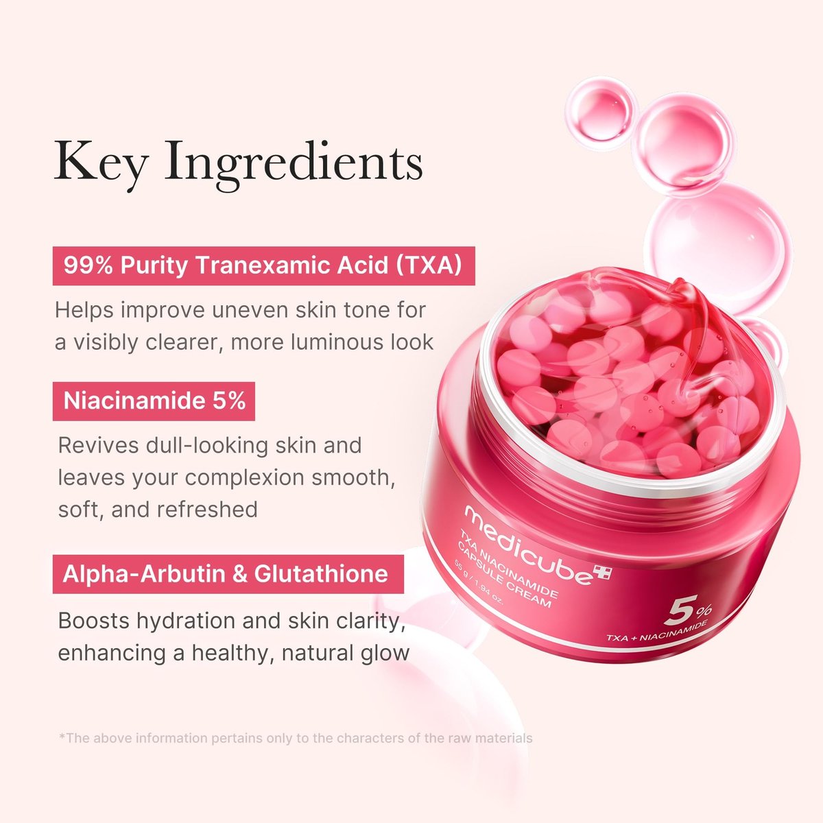 MEDICUBE - TXA Niacinamide Capsule Cream 55g - 3