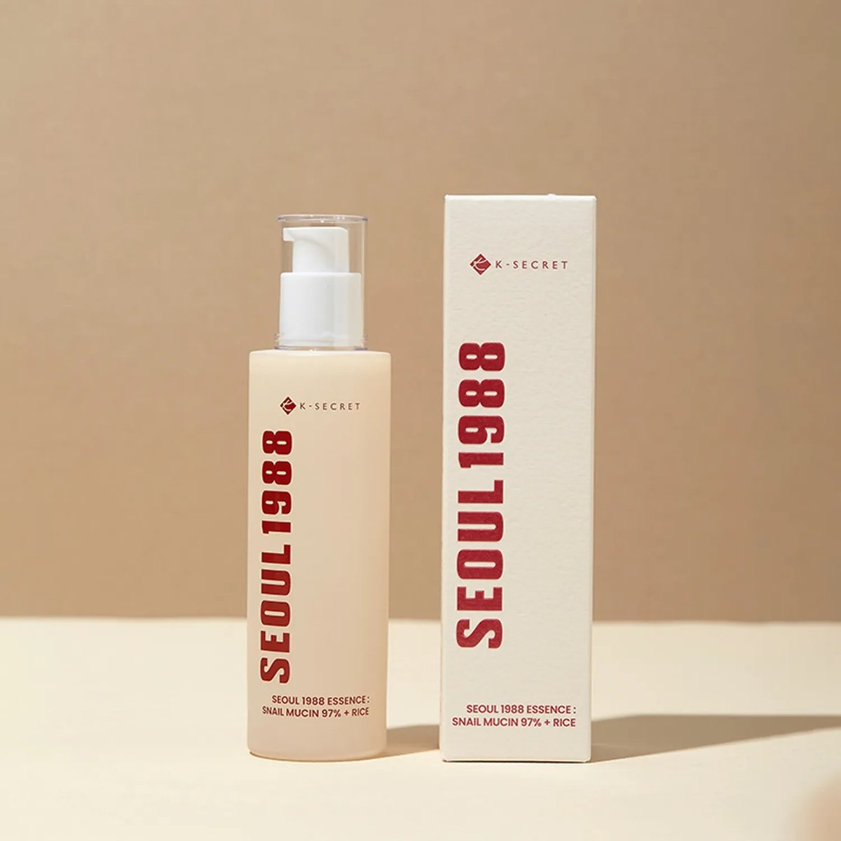 K-SECRET - Seoul 1988 Essence: Snail Mucin 97% + Rice 100ml