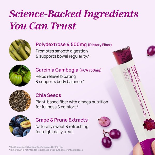 FOODOLOGY Coleology Bowel Movement Jelly 10 Stick
