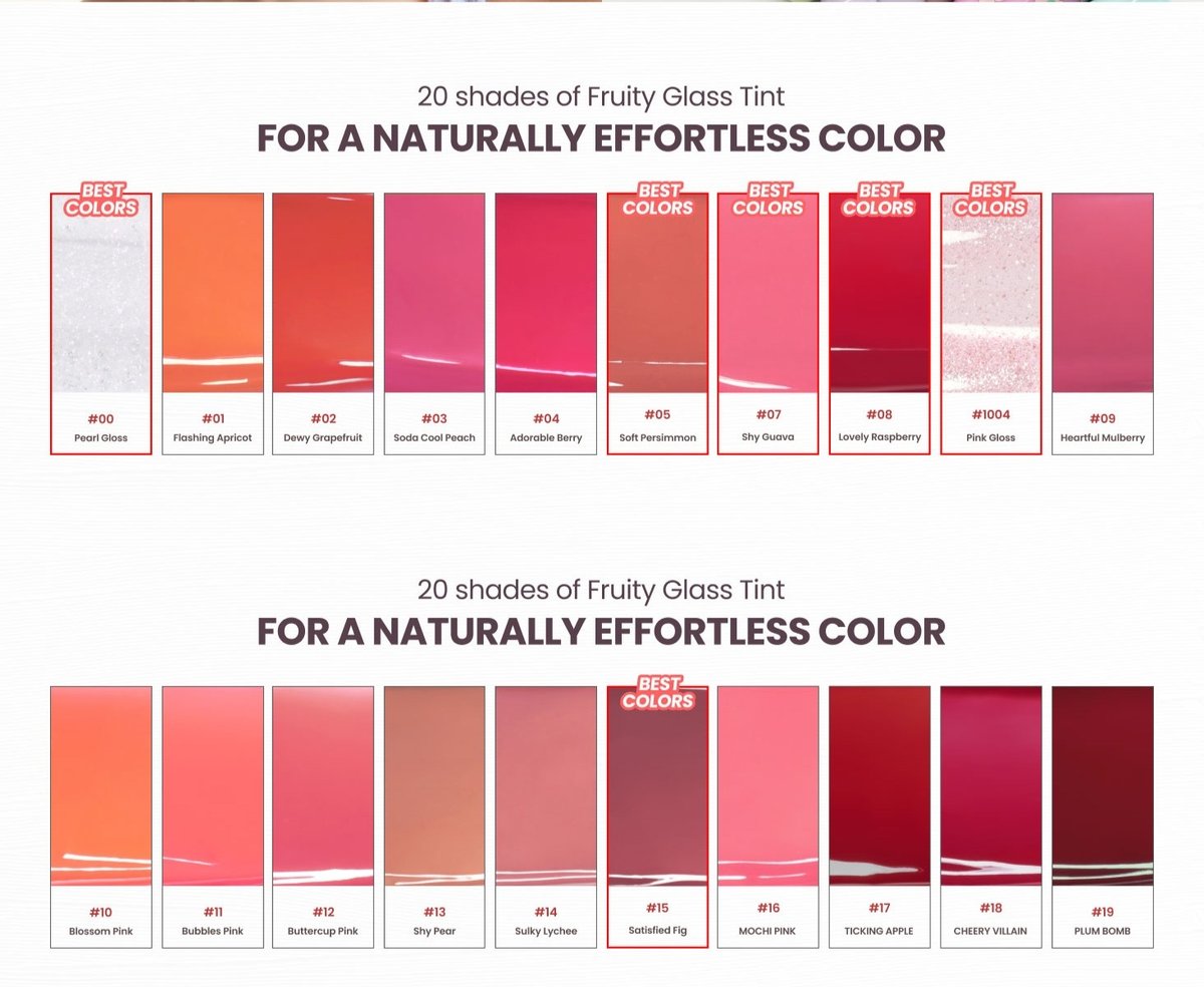 COLORGRAM Fruity Glass Tint  3g - 3