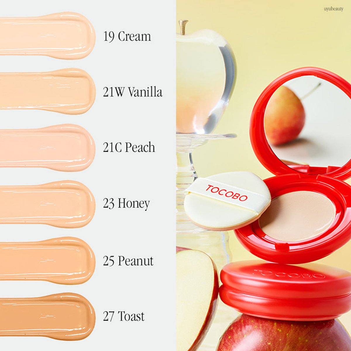 TOCOBO Apple Dewy Fit Cushion - 3
