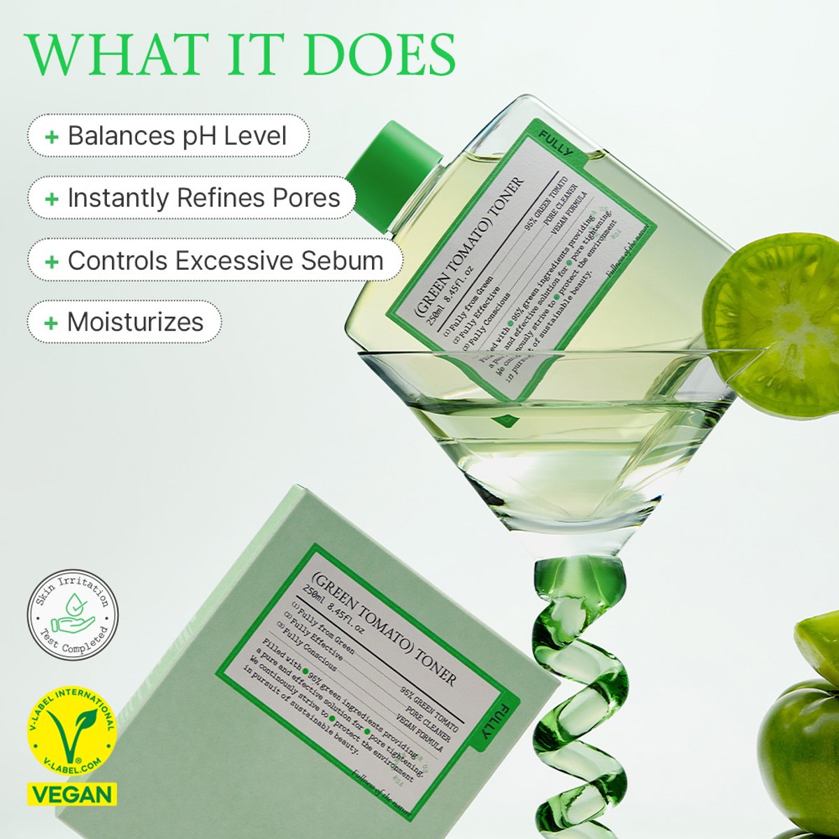 FULLY - Green Tomato Toner 250ml - 2