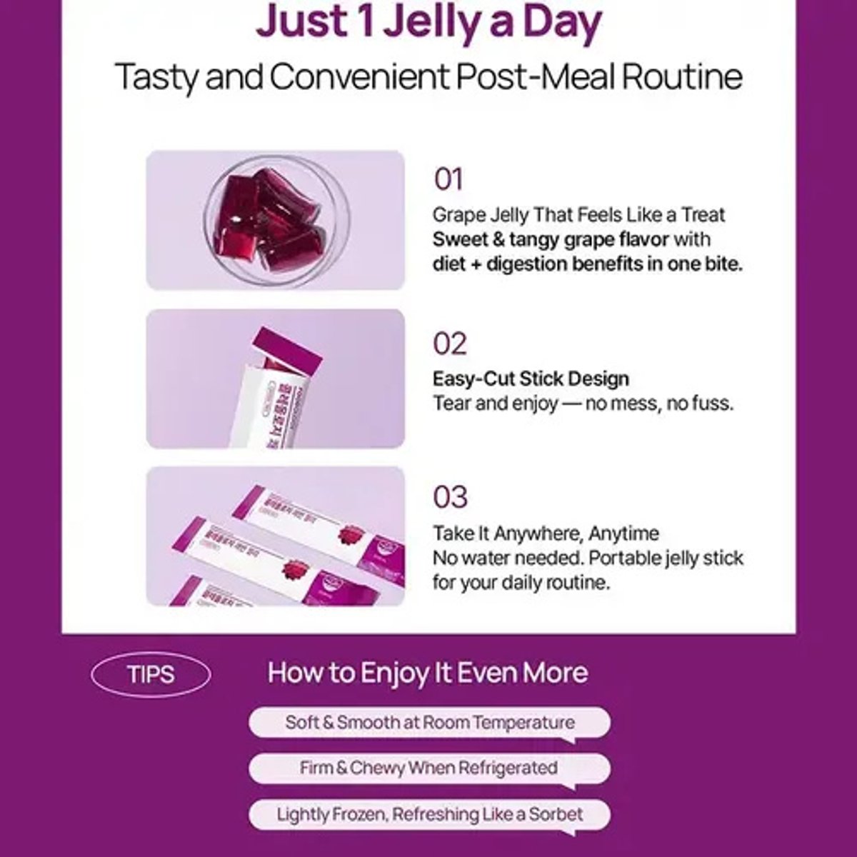 FOODOLOGY Coleology Bowel Movement Jelly 10 Stick - 3