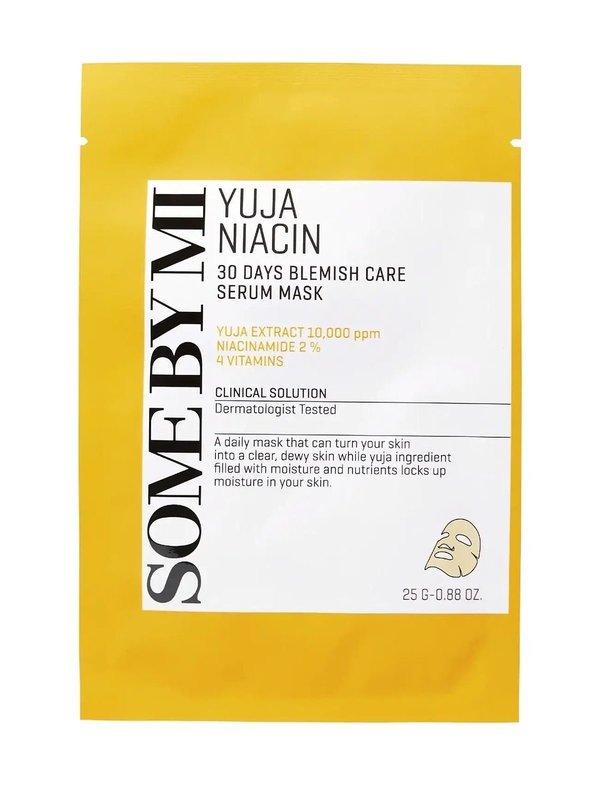 SOMEBYMI Yuja Niacin 30 Days Blemish Care Serum Mask 25g