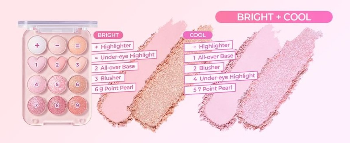 COLORGRAM Pin Point Eyeshadow Palette - 2