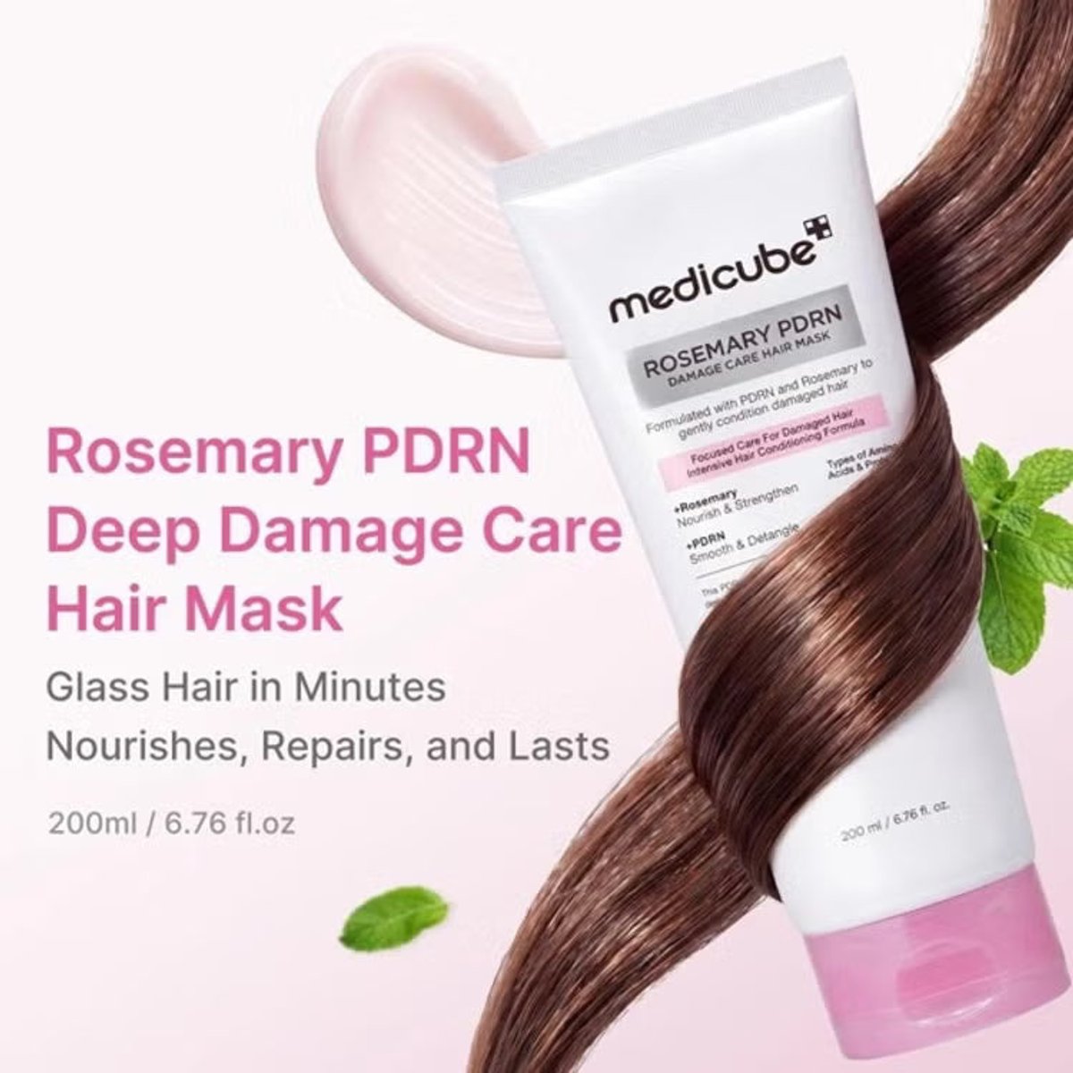 MEDICUBE Rosemary PDRN Damage Care Hair Mask 200ml - 2