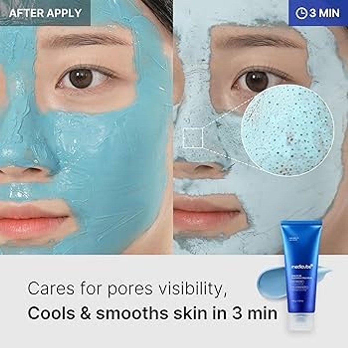 MEDICUBE Zero Pore Blackhead Mud Mask 100g - 3