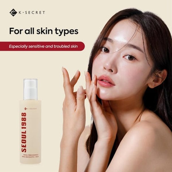 K-SECRET - Seoul 1988 Essence: Snail Mucin 97% + Rice 100ml