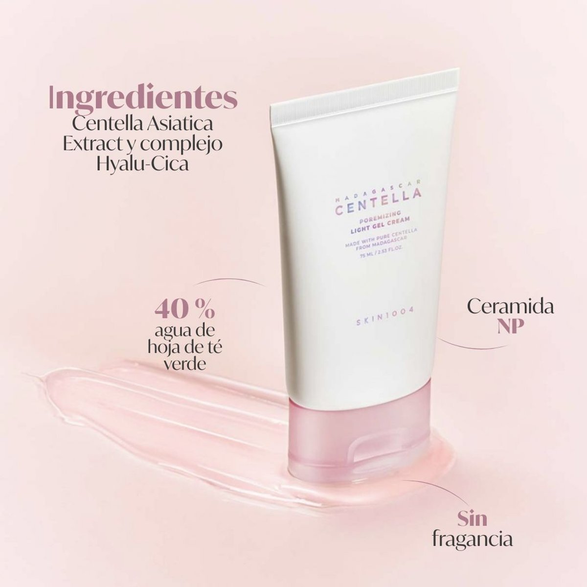 SKIN1004 Madagascar Centella Poremizing Light Gel Cream 75ml  - 2