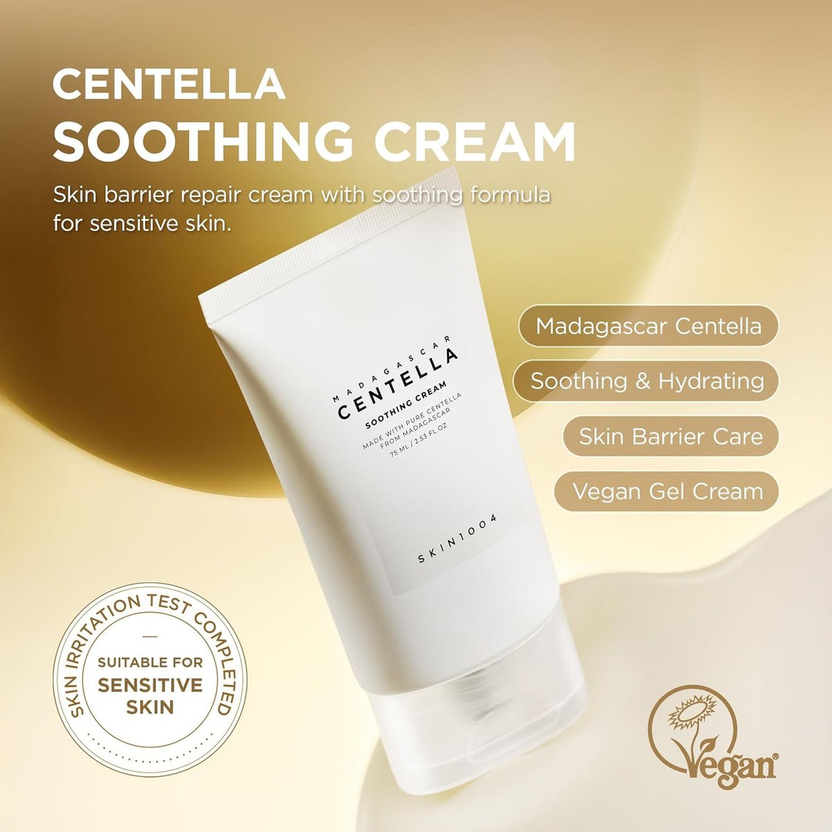 SKIN1004 Madagascar Centella Soothing Cream 75ml - 2