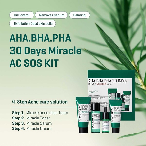 SOMEBYMI AHA BHA PHA 30 Days Miracle AC SOS Kit