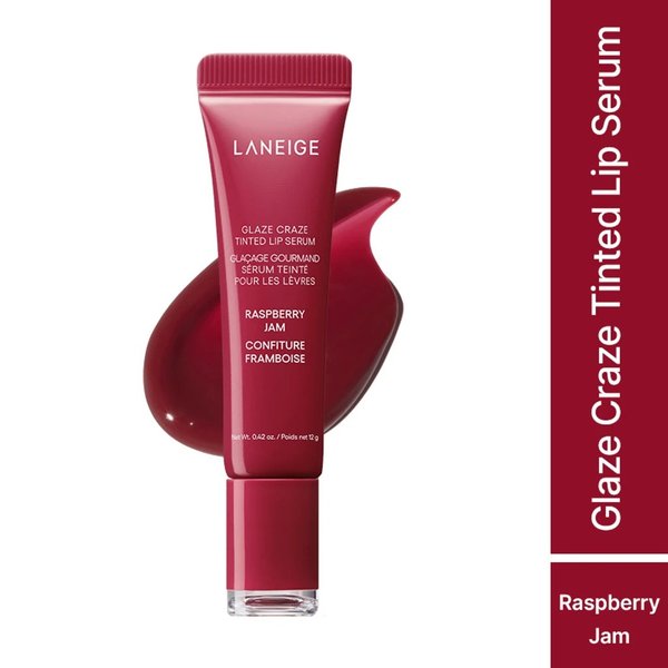 LANEIGE - Glaze Craze Tinted Lip Serum Raspberry Jam 12g