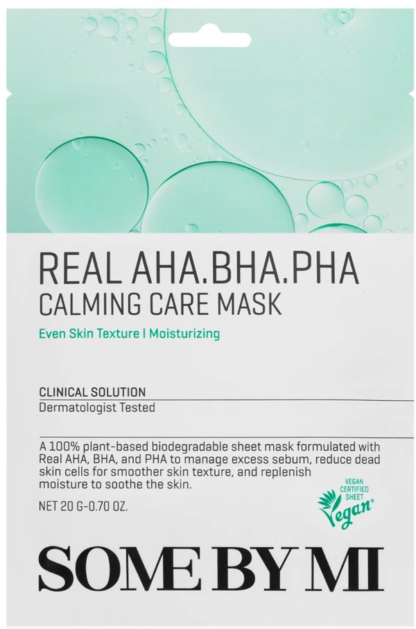 SOME BY MI - Real Aha Bha Pha Calming Care Mask 20g